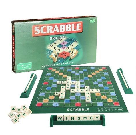 Scrabble Juego De Mesa Palabras Original Español Familia