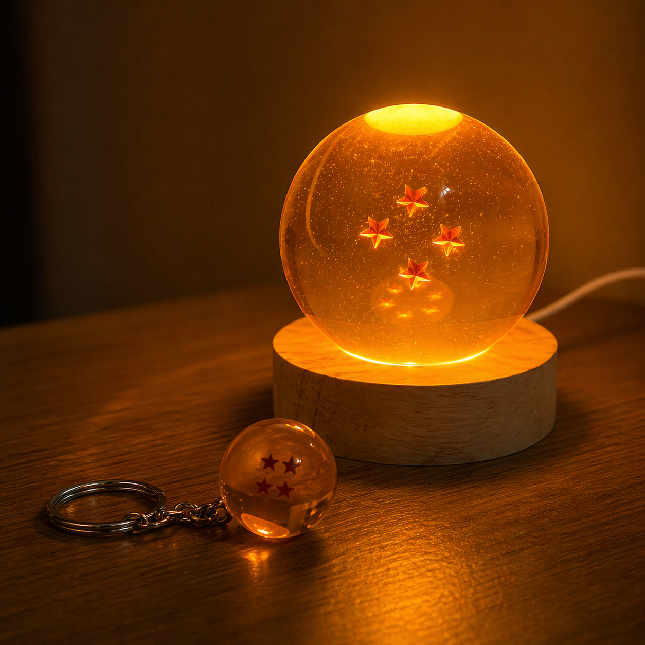 LAMPARA DECORATIVA 4 ESTRELLAS DRAGON BALL Z